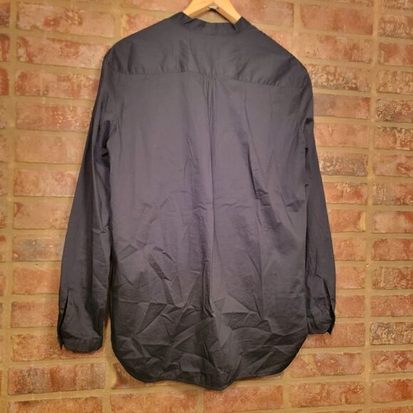 Rag & Bone Miranda Blouse Top Twist Wrap Black size small - Picture 2 of 4